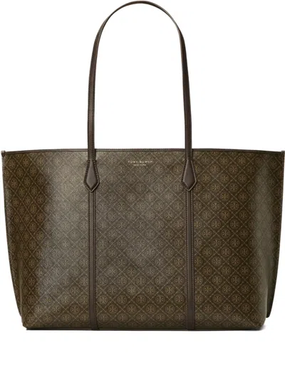 Tory Burch Perry Logo Pattern Tote Bag