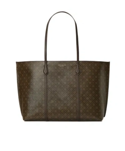 Tory Burch Perry Logo Pattern Tote Bag