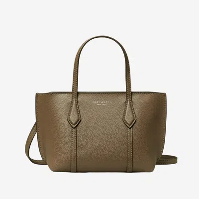Tory Burch Perry Mini Leather Bag In Brown