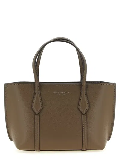 Tory Burch Hammered Leather Tote Bag In Brown