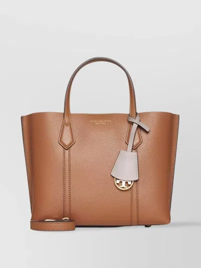 Tory Burch Perry Mini Tote Bag In Brown