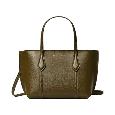 Pre-owned Tory Burch Perry Mini Tote Bag 'leccio' | Green | Women's Size Onesize