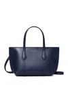 Tory Burch Perry Mini Tote In Blue