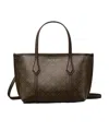 Tory Burch Perry Mini Tote In Brown
