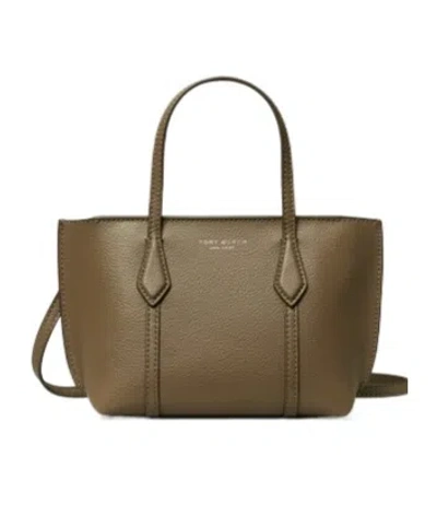 Tory Burch Perry Mini Tote In Gray