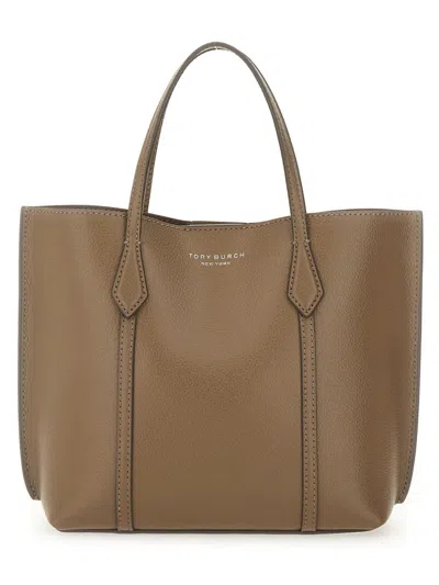 Tory Burch "perry" Shopping Bag In Brown