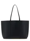 Tory Burch Large Perry Leather Tote Bag In Black