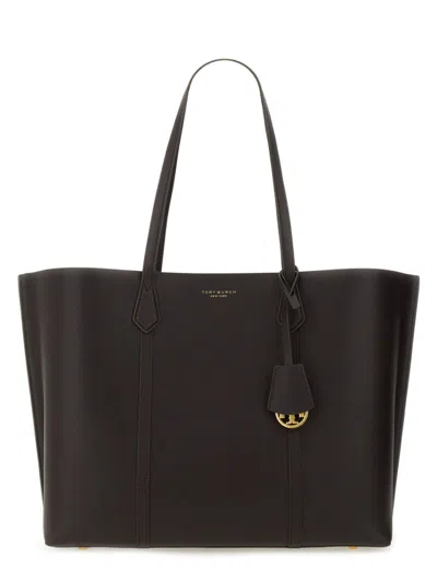 Tory Burch "perry" Shopping Bag In Black