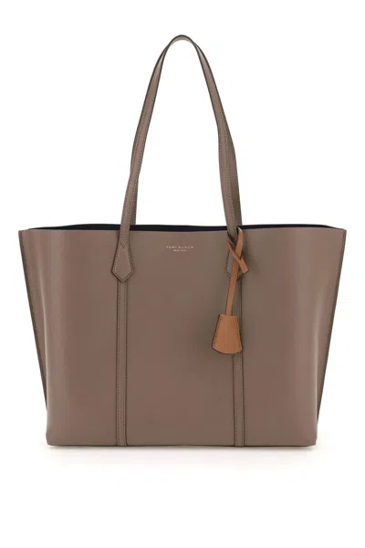 Tory Burch Perry Shopping Bag In Grey