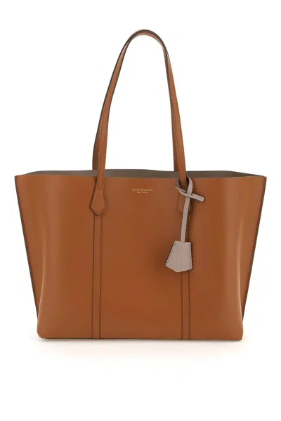 Tory Burch Perry Shopping Bag In Brown