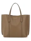 Tory Burch Perry Shopping Bag In Brown