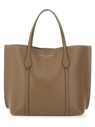 Tory Burch Perry Shopping Bag In Brown