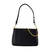 Tory Burch Leather Shoulder Bag Chain Strap In Black