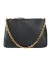Tory Burch Perry Leather Shoulder Bag In Black