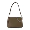 Tory Burch Grey Cow Leather Shoulder Bags In Brown