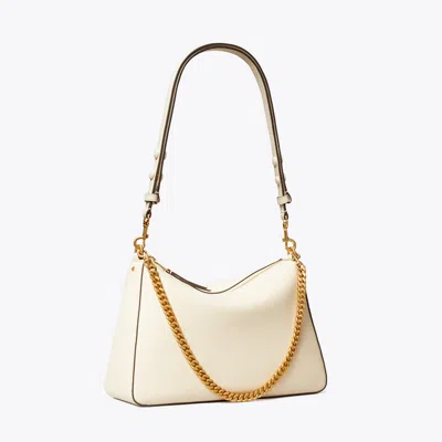 Tory Burch Perry Shoulder Bag In Light Cream
