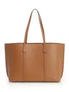 Tory Burch Ory Burch Grained Leather Tote Bag