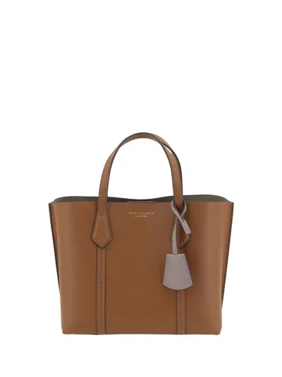 Tory Burch Small Perry Tote Bag In Light Umber