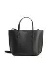 Tory Burch Perry Small Leather Tote In Black