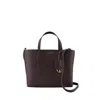 Tory Burch Perry Small Shopper Bag - Leather - Burgundy In Burgundy