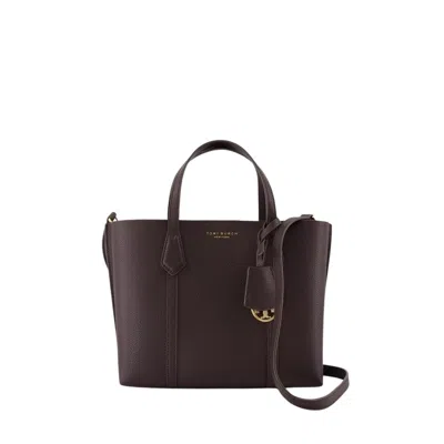 Tory Burch Perry Small Shopper Bag - Leather - Burgundy