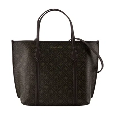 Tory Burch Perry Small Shopper Bag In Brown