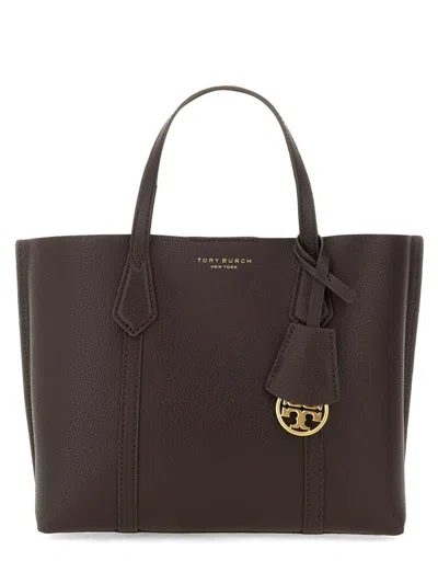 Tory Burch "perry Small" Shopping Bag In Brown