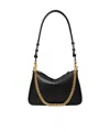 Tory Burch Small Perry Leather Shoulder Bag In Black