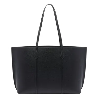 Tory Burch Perry Tote Bag In Black