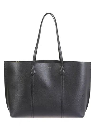 Tory Burch Perry Tote Bag In Black