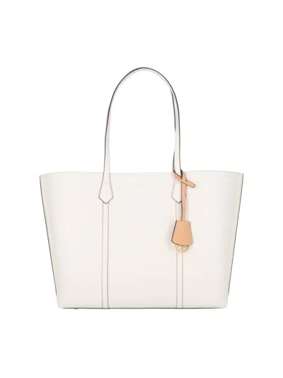 TORY BURCH TORY BURCH PERRY' TOTE BAG – OFF-WHITE