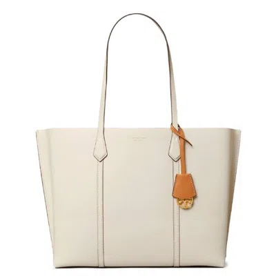 Tory Burch Perry Tote Bag In White