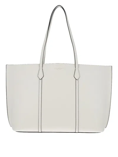 Tory Burch Perry Tote Bag In White