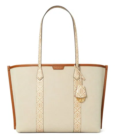 Tory Burch Perry Tote Bag In White