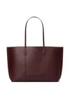 Tory Burch Perry Medium Tote Bag Double Handles In Burgundy