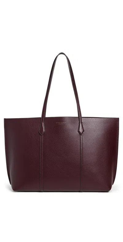 Tory Burch Perry Tote Dark Carmine