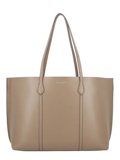 Tory Burch Perry Tote In Gray