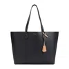 Tory Burch Perry Triple-compartment Tote Handbag In Black