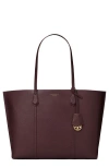 Tory Burch Perry Triple-compartment Tote In Albarossa