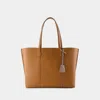 Tory Burch Perry Triple Compartment Shopper Bag -  - Leather - Brown In Brown