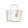 Tory Burch Perry Triple-compartment Tote In Metallic
