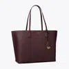 Tory Burch Perry Triple-compartment Tote In Albarossa