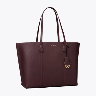 Tory Burch Perry Triple-compartment Tote In Red