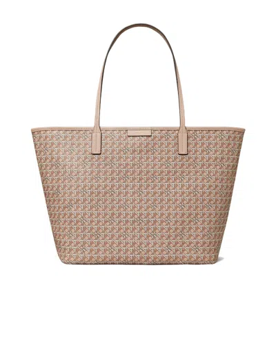 Tory Burch Perry Triple-compartment Tote Bag In Nude