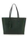 Tory Burch Perry Triple-compartment Tote In Green