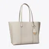 Tory Burch Perry Triple-compartment Tote In Light Granite