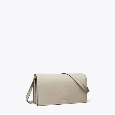 Tory Burch Perry Wallet Crossbody In Gray