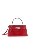 Tory Burch Small Lee Radziwill Croc Handbag