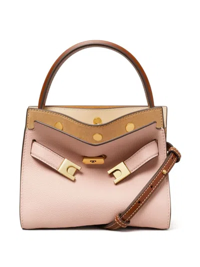 Tory Burch Petite Lee Radziwill Double Tote Bag In Pink