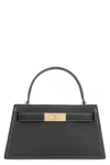 Tory Burch Petite Lee Radziwill Leather Bag In Black